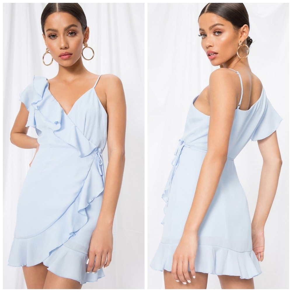 Revolve Superdown Areanna wrap dress size XXS